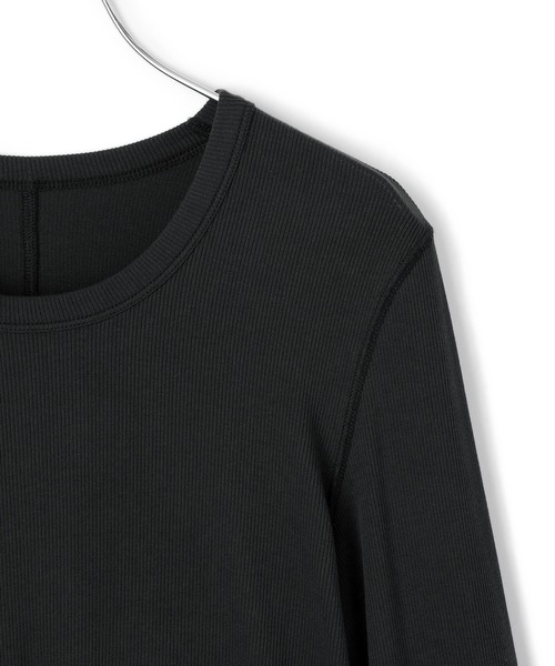 ADAM ET ROPE'(アダムエロペ)の「カフスフレアーリブプルオーバー(Tシャツ/カットソー・レディース・ホワイト/カーキ/ブラック・FREE)」の18枚目の写真