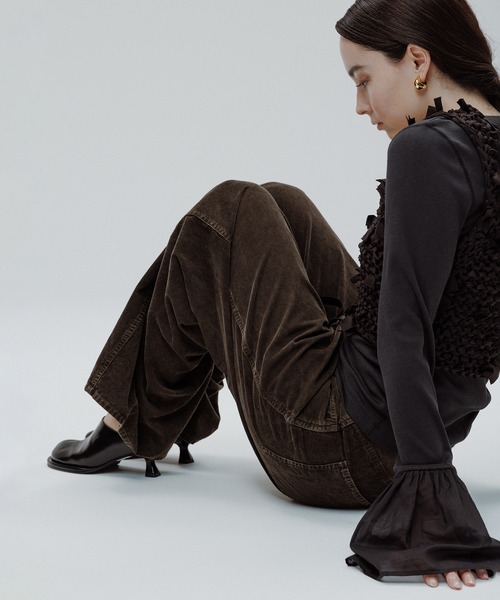 カフスフレアーリブプルオーバー（Tシャツ/カットソー）｜ADAM ET ROPE