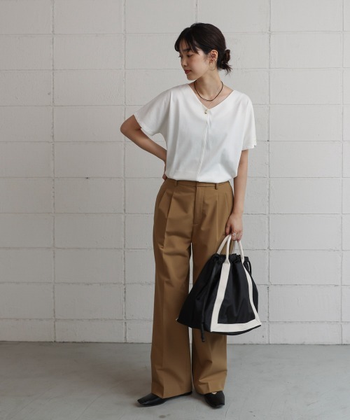 Bou Jeloud（ブージュルード）の「ライントートバック（トートバッグ・レディース・グレー/ブラック・ONESIZE）」の18枚目の写真