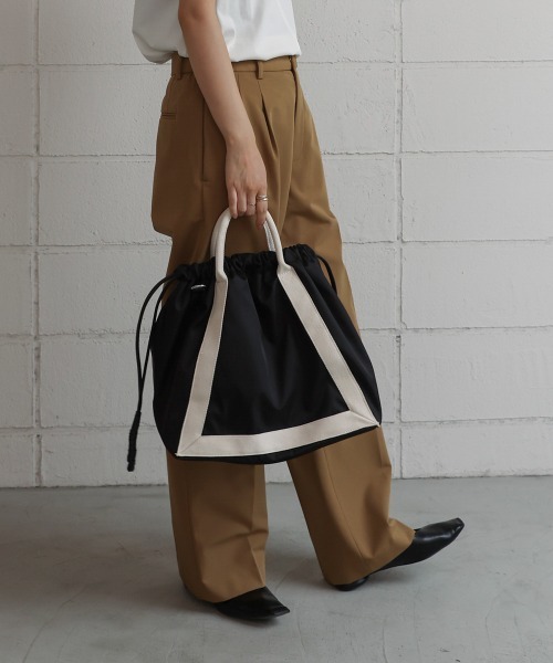 Bou Jeloud（ブージュルード）の「ライントートバック（トートバッグ・レディース・グレー/ブラック・ONESIZE）」の19枚目の写真