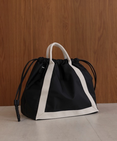 Bou Jeloud（ブージュルード）の「ライントートバック（トートバッグ・レディース・グレー/ブラック・ONESIZE）」の6枚目の写真