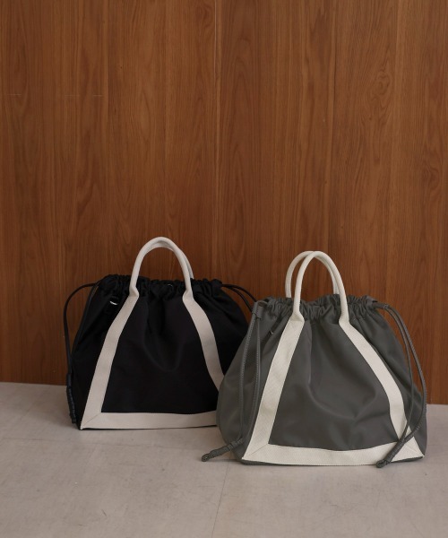 Bou Jeloud（ブージュルード）の「ライントートバック（トートバッグ・レディース・グレー/ブラック・ONESIZE）」の8枚目の写真