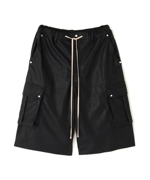 DANKE SCHON(ダンケシェーン)の「DankeSchon/ダンケシェーン/PULEATHER CARGO SHORTS(カーゴパンツ・メンズ・ブラック・M/L)」の15枚目の写真