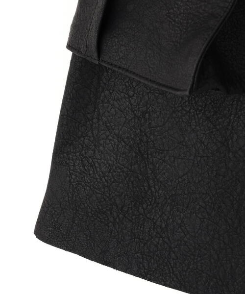 DANKE SCHON(ダンケシェーン)の「DankeSchon/ダンケシェーン/PULEATHER CARGO SHORTS(カーゴパンツ・メンズ・ブラック・M/L)」の7枚目の写真
