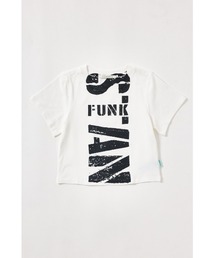【INSTANTFUNK】クロップ ヴィンテージ ロゴ Ｔシャツ