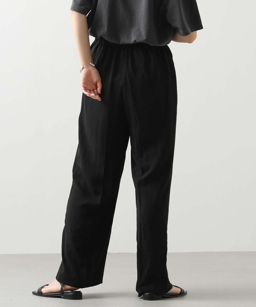 Gready Brilliant(グレディブリリアン)の「ジョーゼットワイドパンツ(その他パンツ・レディース・グレー/ブラック・FREE)」の9枚目の写真