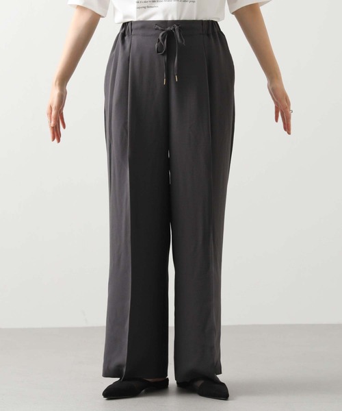 Gready Brilliant(グレディブリリアン)の「ジョーゼットワイドパンツ(その他パンツ・レディース・グレー/ブラック・FREE)」の19枚目の写真