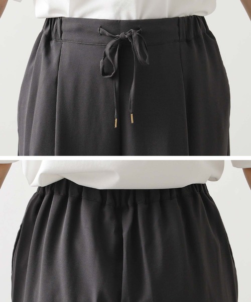 Gready Brilliant(グレディブリリアン)の「ジョーゼットワイドパンツ(その他パンツ・レディース・グレー/ブラック・FREE)」の21枚目の写真