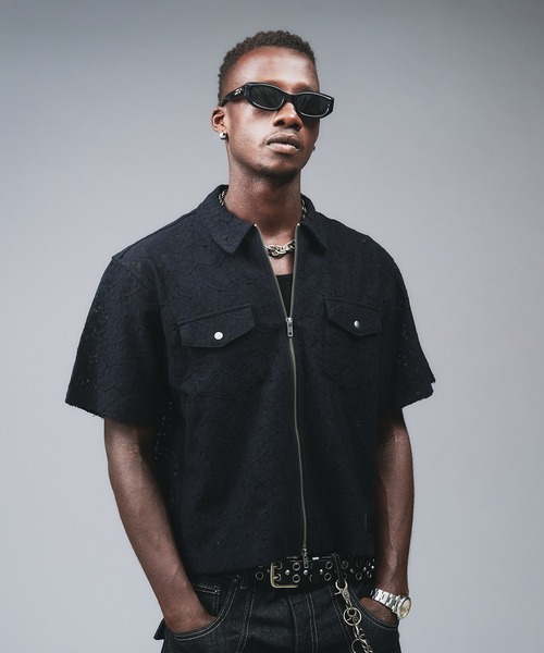 ANDER HUNK（アンダーハンク）の「W-Pocket Lace Shirt Jacket / W