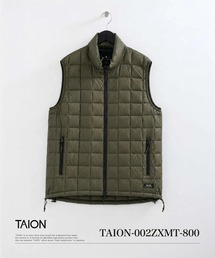 【TAION(タイオン)】〈ユニセックス〉マウンテン ハイネック ライトダウンベスト