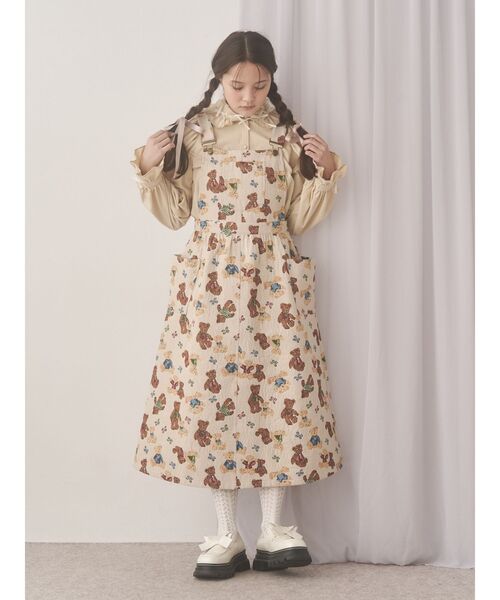 merry jenny（メリージェニー）の「petit ribbonコーデュロイブラウス