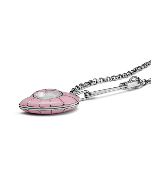 ピンクハートと土星のネックレス　ヴィヴィアンウエストウッド Vivienne Westwood/ヴィヴィアン・ウエストウッド」ハート