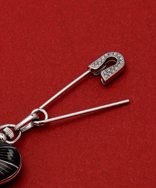 Vivienne Westwood(ヴィヴィアンウエストウッド)の「「Vivienne Westwood/ヴィヴィアン・ウエストウッド」ハートペンダントウォッチ(ネックレス・レディース・ピンク/レッド/ブラック・FREE)」の8枚目の写真