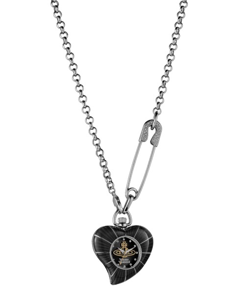 Vivienne Westwood(ヴィヴィアンウエストウッド)の「「Vivienne Westwood/ヴィヴィアン・ウエストウッド」ハートペンダントウォッチ(ネックレス・レディース・ピンク/レッド/ブラック・FREE)」の18枚目の写真
