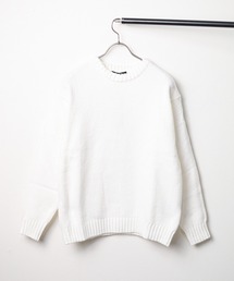 Bling Leads（ブリングリーズ）の「【RS】【Bling leads】クルーネックカラーニット（ニット/セーター）」