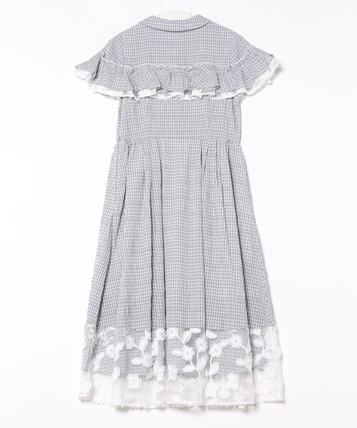 Chesty(チェスティー)の「チェック×レースワンピース(ワンピース・レディース・ブラック/グレー・0/1)」の10枚目の写真