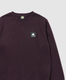 LOGOS ワンポイントロゴ裏毛トレーナー