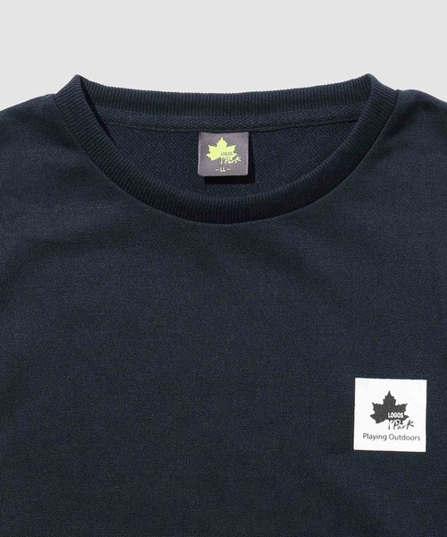 LOGOS（ロゴス）の「LOGOS ワンポイントロゴ裏毛トレーナー（Tシャツ/カットソー・メンズ・マスタード/ネイビー/グリーン/ブラック/ワイン/オフホワイト・L/XL/M）」の9枚目の写真