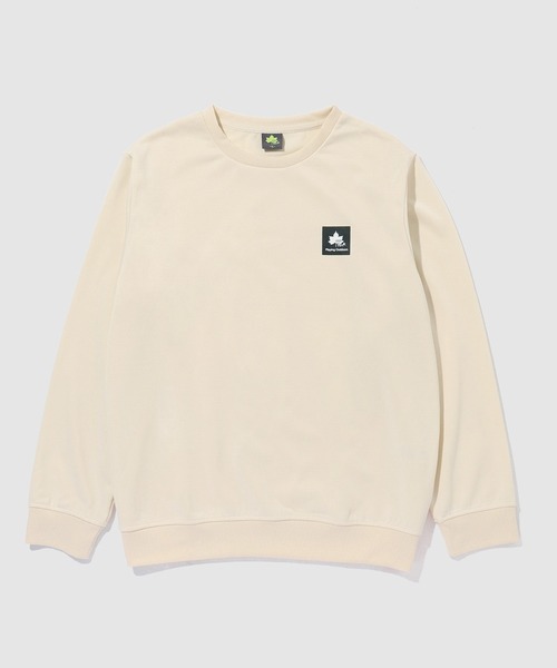 LOGOS（ロゴス）の「LOGOS ワンポイントロゴ裏毛トレーナー（Tシャツ/カットソー・メンズ・マスタード/ネイビー/グリーン/ブラック/ワイン/オフホワイト・L/XL/M）」の11枚目の写真