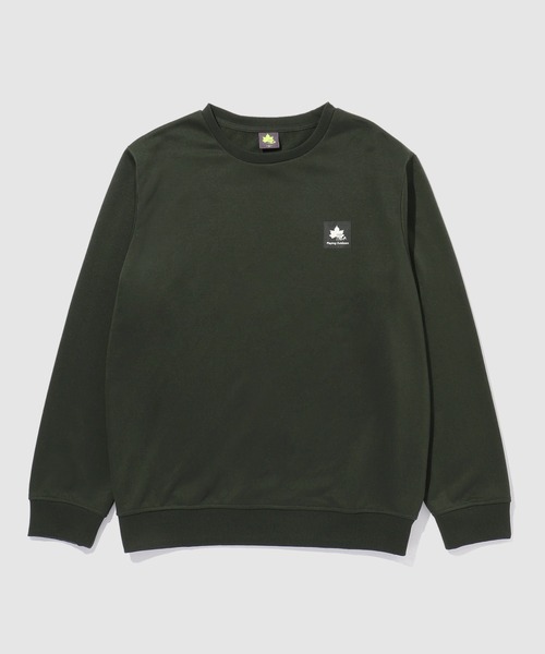 LOGOS（ロゴス）の「LOGOS ワンポイントロゴ裏毛トレーナー（Tシャツ/カットソー・メンズ・マスタード/ネイビー/グリーン/ブラック/ワイン/オフホワイト・L/XL/M）」の13枚目の写真