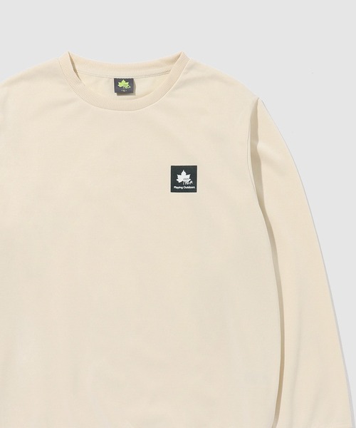 LOGOS(ロゴス)の「LOGOS ワンポイントロゴ裏毛トレーナー(Tシャツ/カットソー・メンズ・マスタード/ネイビー/グリーン/ブラック/ワイン/オフホワイト・L/XL/M)」の21枚目の写真