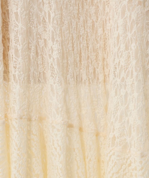 BABYLONE（バビロン）の「シアーレースマーメードスカート（スカート・レディース・アイボリー/ブラック・フリー）」の3枚目の写真