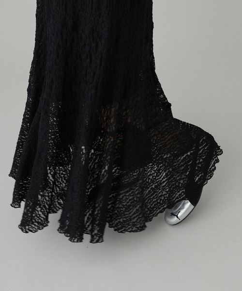 BABYLONE（バビロン）の「シアーレースマーメードスカート（スカート・レディース・アイボリー/ブラック・フリー）」の19枚目の写真