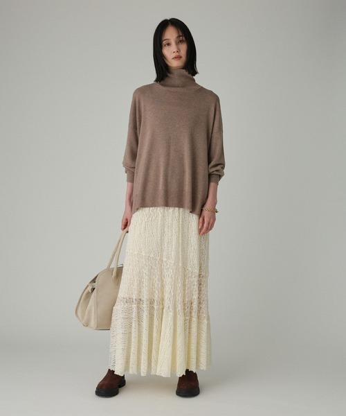 BABYLONE（バビロン）の「シアーレースマーメードスカート（スカート・レディース・アイボリー/ブラック・フリー）」の20枚目の写真