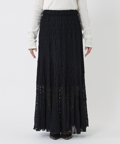BABYLONE（バビロン）の「シアーレースマーメードスカート（スカート・レディース・アイボリー/ブラック・フリー）」の10枚目の写真