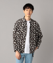 ブラッシュドプリントシャツ