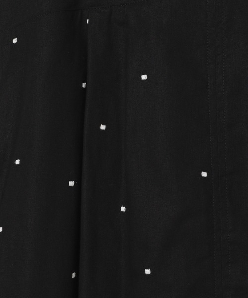 BAYFLOW（ベイフロー）の「ドット刺繍キャミワンピース（ワンピース・レディース・ブラック/ホワイト・FREE）」の9枚目の写真