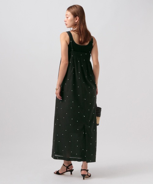 BAYFLOW（ベイフロー）の「ドット刺繍キャミワンピース（ワンピース・レディース・ブラック/ホワイト・FREE）」の15枚目の写真