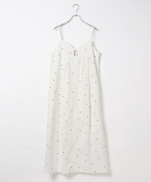 BAYFLOW（ベイフロー）の「ドット刺繍キャミワンピース（ワンピース・レディース・ブラック/ホワイト・FREE）」の19枚目の写真