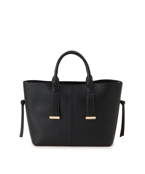 VIS（ビス）の「【復刻/WEB限定】【A4収納】ゴールド金具付きノットトートバッグ/通勤・通学対応（トートバッグ・レディース・ベージュ系その他/ブラック/ブラウン系その他・FREE）」の9枚目の写真