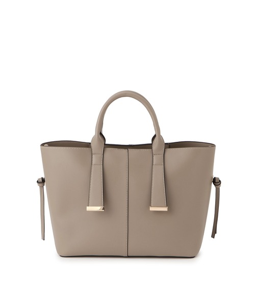 VIS（ビス）の「【復刻/WEB限定】【A4収納】ゴールド金具付きノットトートバッグ/通勤・通学対応（トートバッグ・レディース・ベージュ系その他/ブラック/ブラウン系その他・FREE）」の11枚目の写真