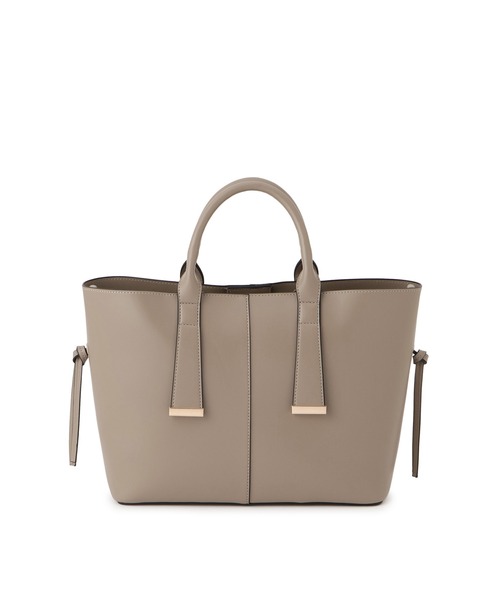 VIS（ビス）の「【復刻/WEB限定】【A4収納】ゴールド金具付きノットトートバッグ/通勤・通学対応（トートバッグ・レディース・ベージュ系その他/ブラック/ブラウン系その他・FREE）」の12枚目の写真