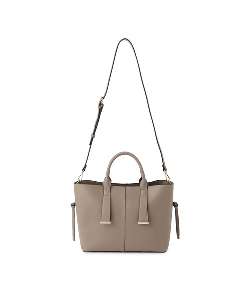 VIS（ビス）の「【復刻/WEB限定】【A4収納】ゴールド金具付きノットトートバッグ/通勤・通学対応（トートバッグ・レディース・ベージュ系その他/ブラック/ブラウン系その他・FREE）」の14枚目の写真