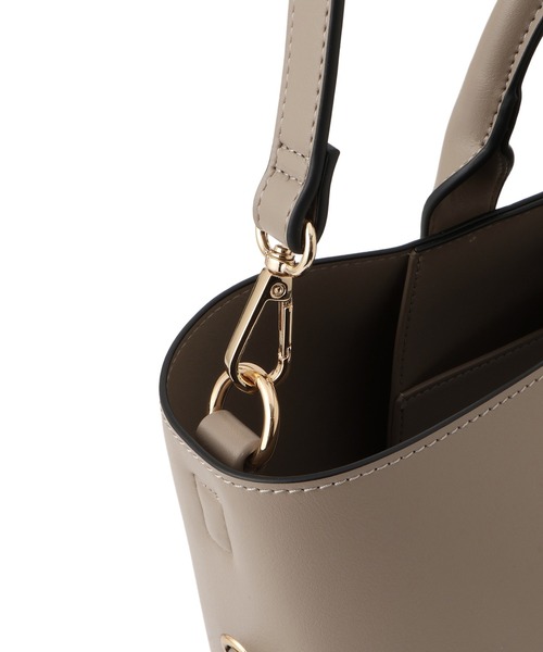 VIS（ビス）の「【復刻/WEB限定】【A4収納】ゴールド金具付きノットトートバッグ/通勤・通学対応（トートバッグ・レディース・ベージュ系その他/ブラック/ブラウン系その他・FREE）」の17枚目の写真