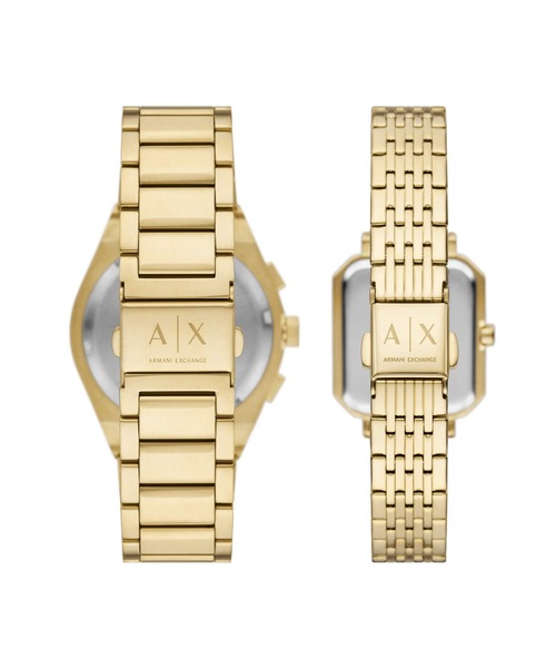 ARMANI EXCHANGE（アルマーニエクスチェンジ）の「アルマーニ・エクスチェンジ 腕時計 メンズ アナログ ステンレス AX7171SET（アナログ腕時計・メンズ・ゴールド・FREE）」の5枚目の写真