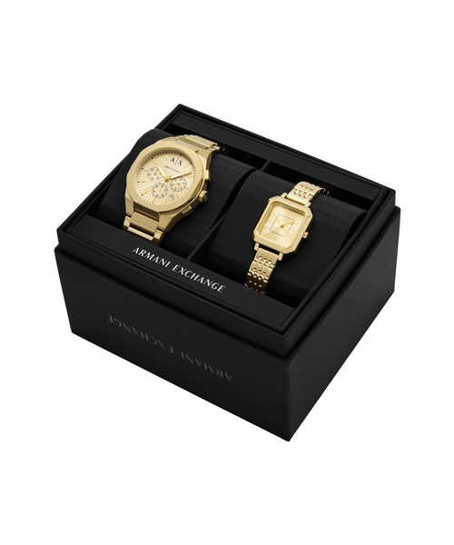 ARMANI EXCHANGE（アルマーニエクスチェンジ）の「アルマーニ・エクスチェンジ 腕時計 メンズ アナログ ステンレス AX7171SET（アナログ腕時計・メンズ・ゴールド・FREE）」の8枚目の写真