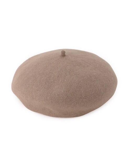 SHOO・LA・RUE（シューラルー）の「ラメ入りバスクベレー（ハンチング/ベレー帽・レディース・グレー/ブラック/ベージュ・00）」の5枚目の写真