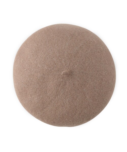 SHOO・LA・RUE（シューラルー）の「ラメ入りバスクベレー（ハンチング/ベレー帽・レディース・グレー/ブラック/ベージュ・00）」の6枚目の写真