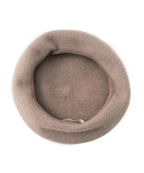 SHOO・LA・RUE（シューラルー）の「ラメ入りバスクベレー（ハンチング/ベレー帽・レディース・グレー/ブラック/ベージュ・00）」の7枚目の写真