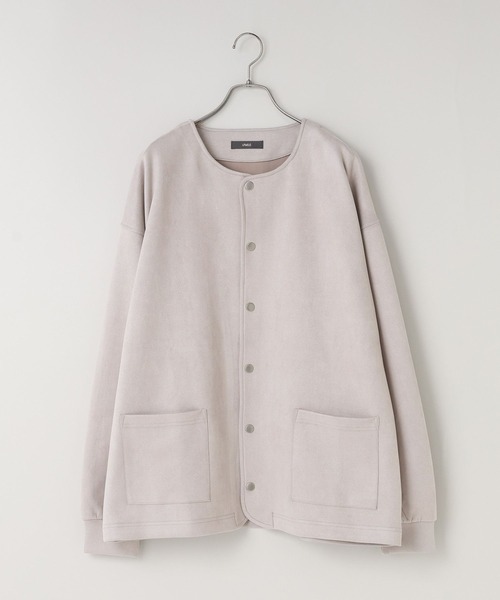 LOWRYS FARM(ローリーズファーム)の「【LFM(U)】スウェードライククルーカーディガン 589072(Tシャツ/カットソー・メンズ・チャコールグレー/グレー/ブルー・MEDIUM/LARGE)」の9枚目の写真