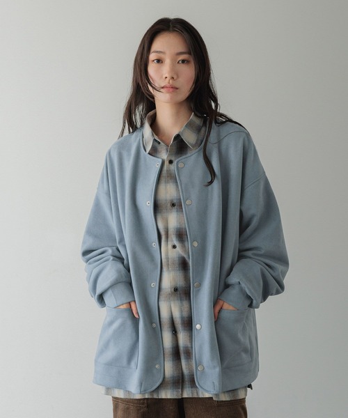 LOWRYS FARM(ローリーズファーム)の「【LFM(U)】スウェードライククルーカーディガン 589072(Tシャツ/カットソー・メンズ・チャコールグレー/グレー/ブルー・MEDIUM/LARGE)」の18枚目の写真