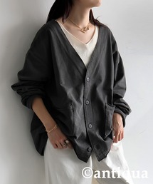 antiqua（アンティカ）の「Vネックカーディガン（カーディガン/ボレロ・メンズ）」