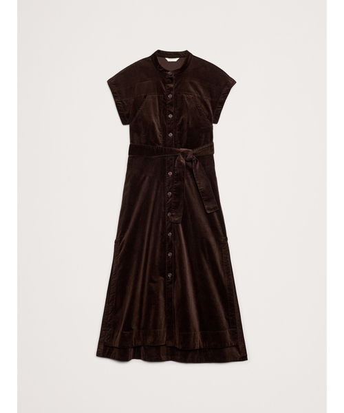 Banana Republic(バナナリパブリック)の「コーデュロイ ミディ シャツドレス(ワンピース・レディース・ダークブラウン/ネイビー・L/XS/S/M)」の9枚目の写真