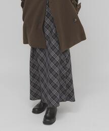 KBF | チェックナロースカート(スカート)