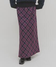 KBF | チェックナロースカート(スカート)