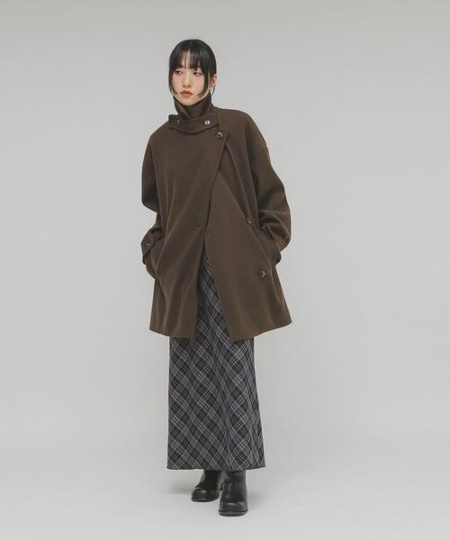 KBF(ケイビーエフ)の「チェックナロースカート(スカート・レディース・レッド系その他/ブルー系その他/ブラウン系その他/ネイビー・ONE)」の13枚目の写真